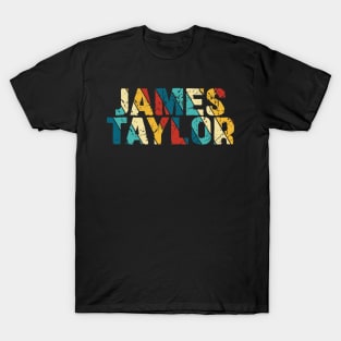 Retro Color - James Taylor T-Shirt